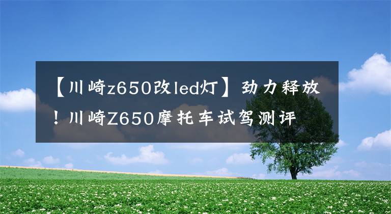 【川崎z650改led灯】劲力释放！川崎Z650摩托车试驾测评