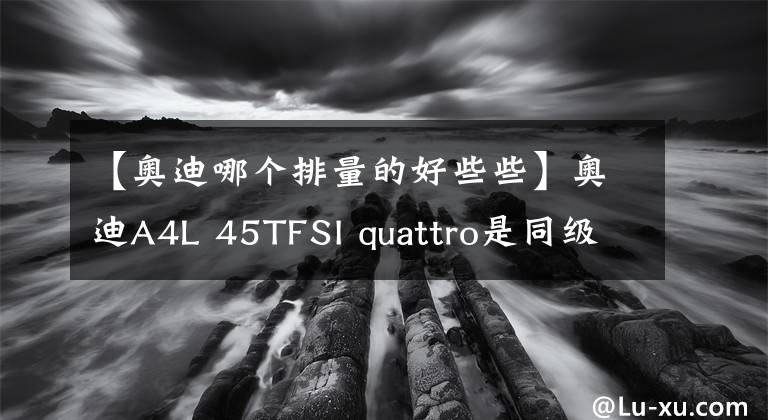 【奥迪哪个排量的好些些】奥迪A4L 45TFSI quattro是同级最有诚意车型之一，为啥被冷落？