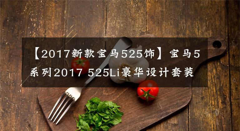 【2017新款宝马525饰】宝马5系列2017 525Li豪华设计套装豪华轿车照片欣赏