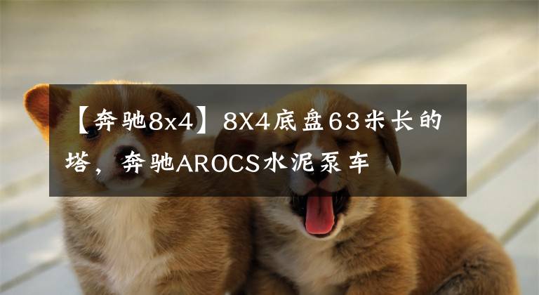 【奔驰8x4】8X4底盘63米长的塔，奔驰AROCS水泥泵车