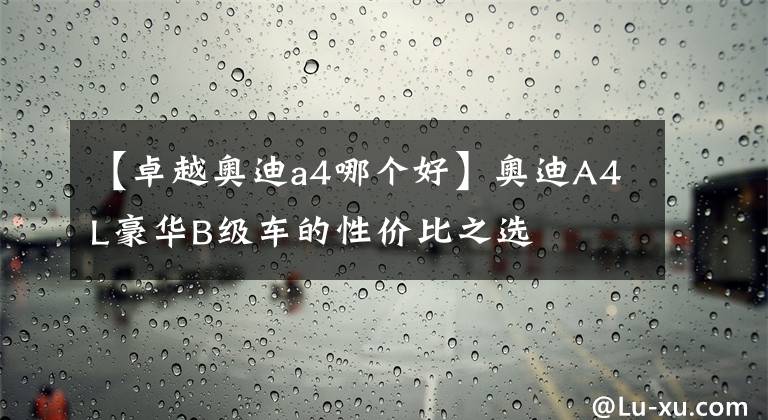 【卓越奥迪a4哪个好】奥迪A4L豪华B级车的性价比之选