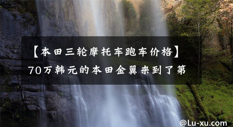 【本田三轮摩托车跑车价格】70万韩元的本田金翼来到了第三轮！大贸易，可以在全国举牌！