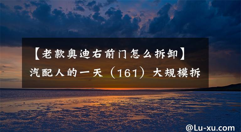 【老款奥迪右前门怎么拆卸】汽配人的一天（161）大规模拆车，你还争论奥迪是不是豪华车吗