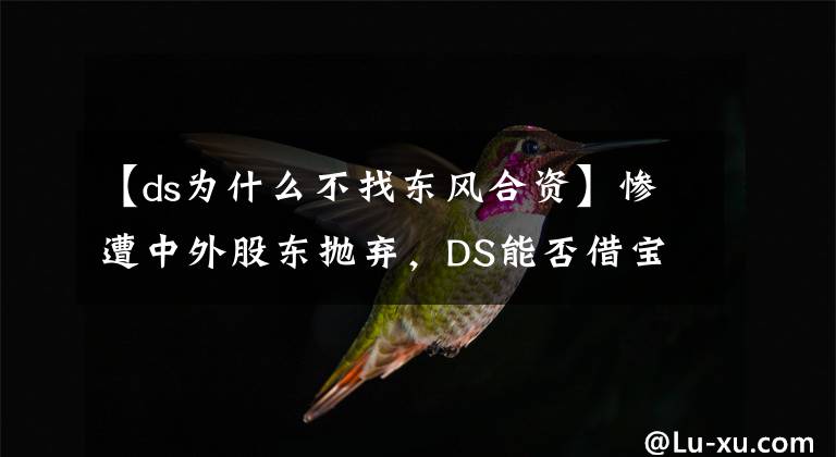 【ds为什么不找东风合资】惨遭中外股东抛弃，DS能否借宝能存活？