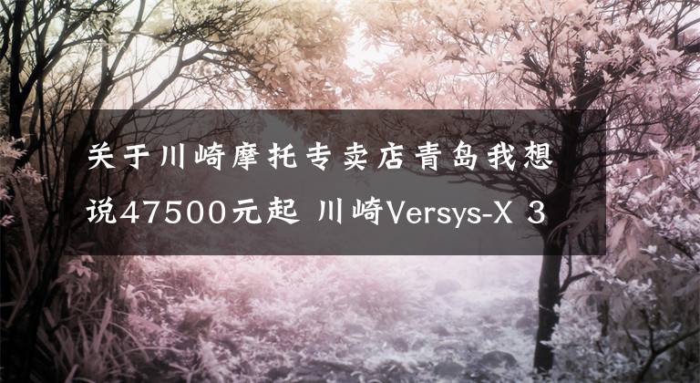 关于川崎摩托专卖店青岛我想说47500元起 川崎Versys-X 300上市