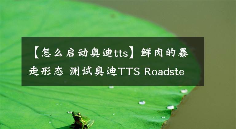 【怎么启动奥迪tts】鲜肉的暴走形态 测试奥迪TTS Roadster