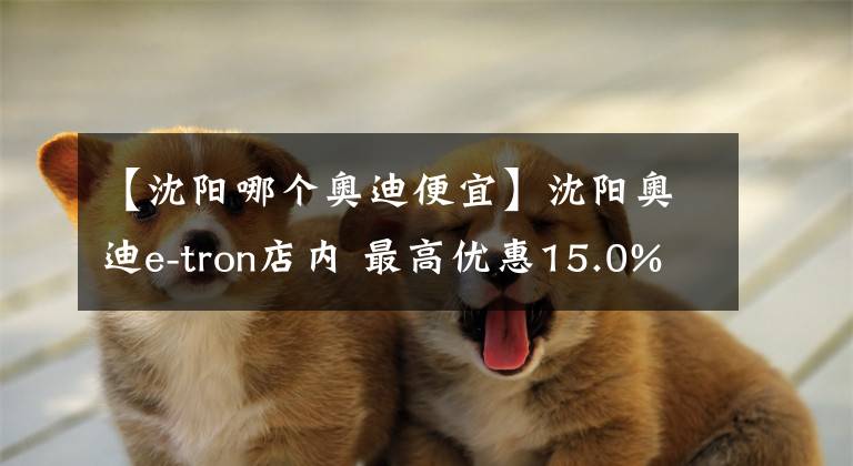 【沈阳哪个奥迪便宜】沈阳奥迪e-tron店内 最高优惠15.0%, 欢迎到店鉴赏