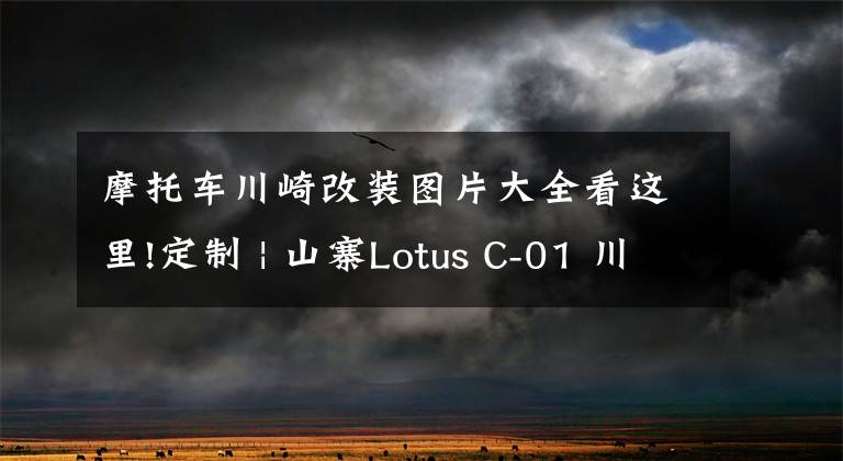 摩托车川崎改装图片大全看这里!定制 | 山寨Lotus C-01 川崎1400GTR改装