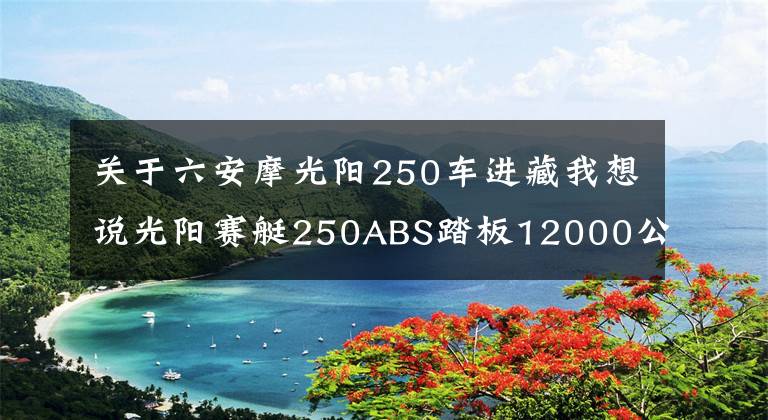 关于六安摩光阳250车进藏我想说光阳赛艇250ABS踏板12000公里使用报告