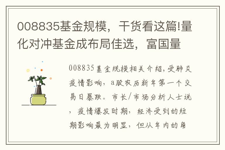 008835基金规模，干货看这篇!量化对冲基金成布局佳选，富国量化对冲策略力求稳健回报