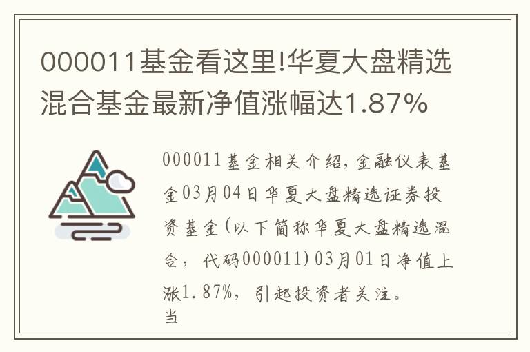 000011基金看这里!华夏大盘精选混合基金最新净值涨幅达1.87%