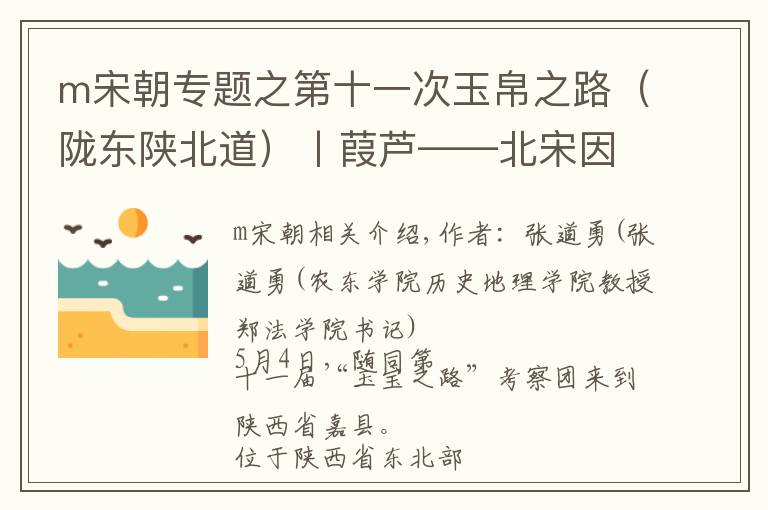 m宋朝专题之第十一次玉帛之路（陇东陕北道）丨葭芦——北宋因以构建对西夏的右翼防御体系