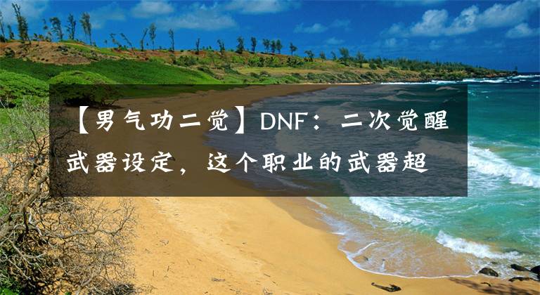 【男气功二觉】DNF：二次觉醒武器设定，这个职业的武器超帅