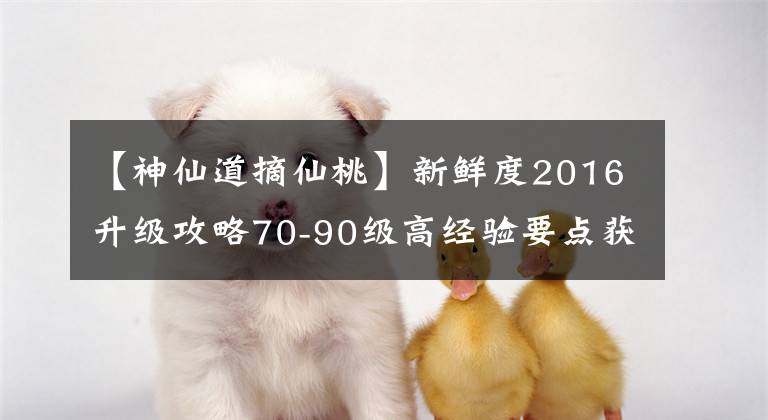 【神仙道摘仙桃】新鲜度2016升级攻略70-90级高经验要点获得