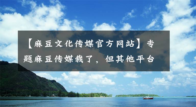 【麻豆文化传媒官方网站】专题麻豆传媒栽了，但其他平台还在，涉案人员必将受到严厉处罚