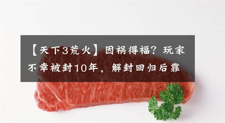 【天下3荒火】因祸得福？玩家不幸被封10年，解封回归后靠仓库一夜暴富