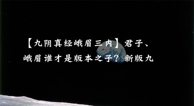 【九阴真经峨眉三内】君子、峨眉谁才是版本之子？新版九阴堪比神仙大战