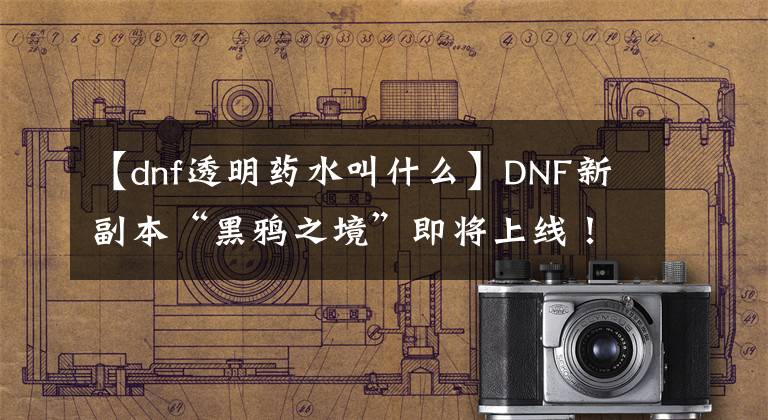 【dnf透明药水叫什么】DNF新副本“黑鸦之境”即将上线！带这3种药剂通关几率更大