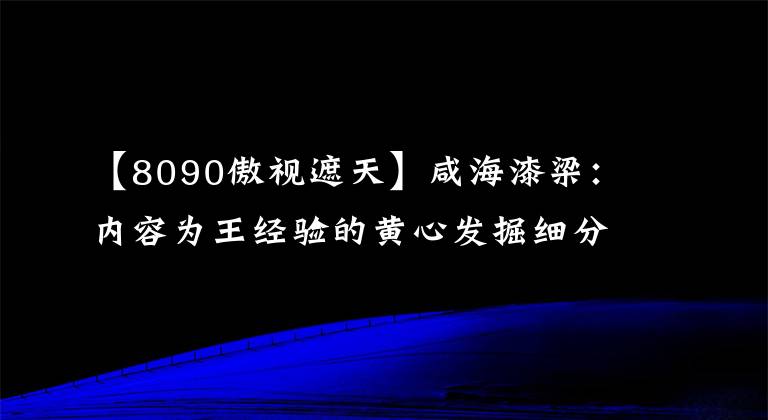 【8090傲视遮天】咸海漆梁：内容为王经验的黄心发掘细分市场