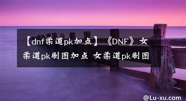 【dnf柔道pk加点】《DNF》女柔道pk刷图加点 女柔道pk刷图怎么加点