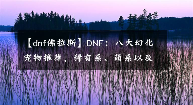 【dnf佛拉斯】DNF：八大幻化宠物推荐，稀有系、萌系以及进化系，总有一款适合