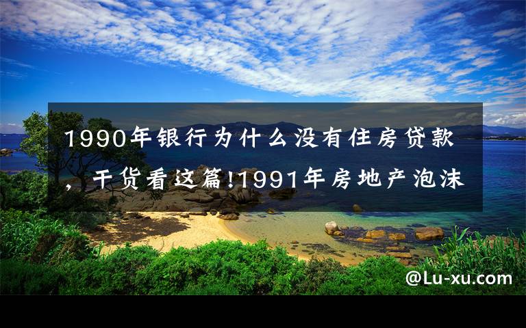 1990年银行为什么没有住房贷款，干货看这篇!1991年房地产泡沫破裂后，日本银行和政府是怎么处理的？