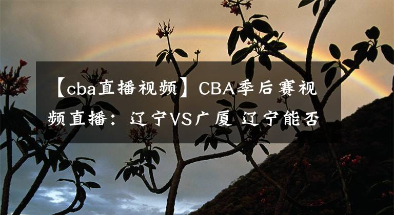 【cba直播视频】CBA季后赛视频直播：辽宁VS广厦 辽宁能否完整复仇晋级？
