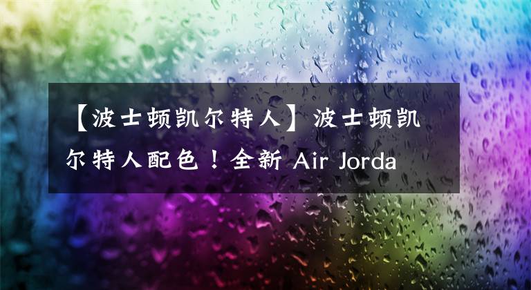 【波士顿凯尔特人】波士顿凯尔特人配色！全新 Air Jordan 13 明年发售！