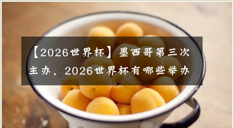 【2026世界杯】墨西哥第三次主办，2026世界杯有哪些举办地？ (下)