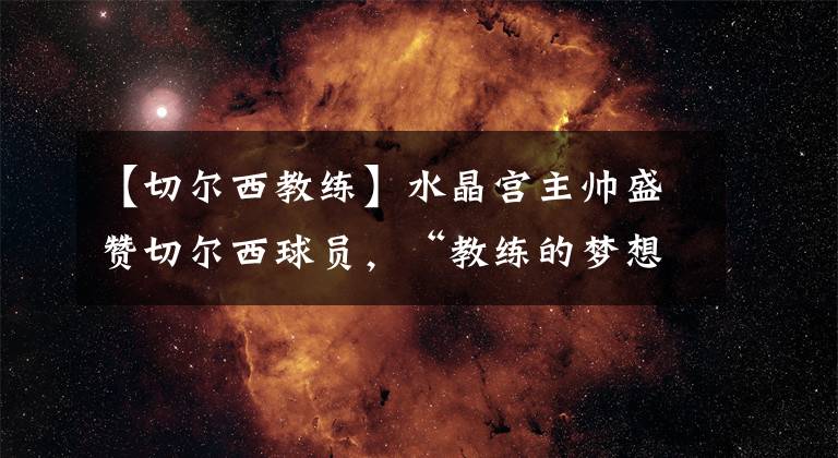 【切尔西教练】水晶宫主帅盛赞切尔西球员，“教练的梦想，像帕洛尔和兰帕德”