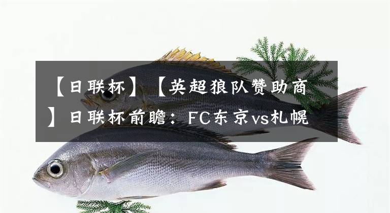 【日联杯】【英超狼队赞助商】日联杯前瞻：FC东京vs札幌冈萨多