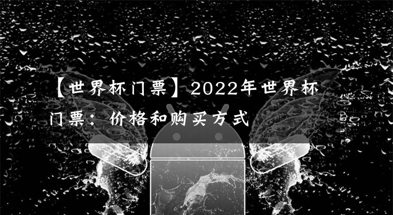 【世界杯门票】2022年世界杯门票：价格和购买方式