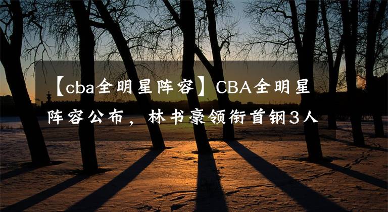 【cba全明星阵容】CBA全明星阵容公布，林书豪领衔首钢3人入选