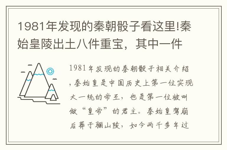 1981年发现的秦朝骰子看这里!秦始皇陵出土八件重宝，其中一件藏有十个谜团，它是干什么用的