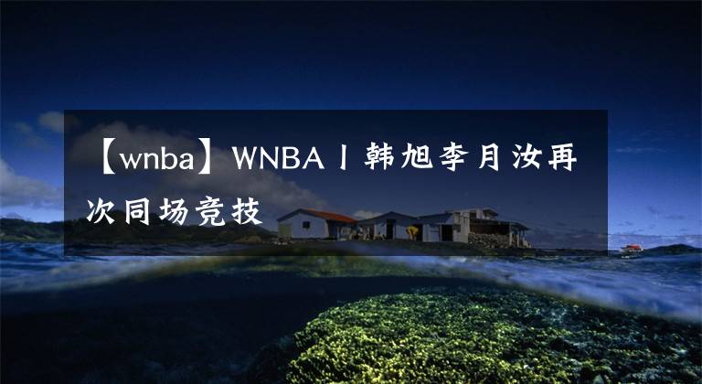 【wnba】WNBA丨韩旭李月汝再次同场竞技