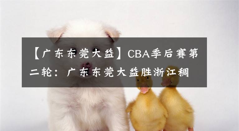 【广东东莞大益】CBA季后赛第二轮：广东东莞大益胜浙江稠州金租