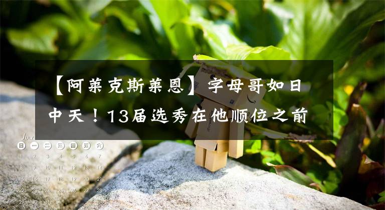 【阿莱克斯莱恩】字母哥如日中天！13届选秀在他顺位之前的人都混得怎样？