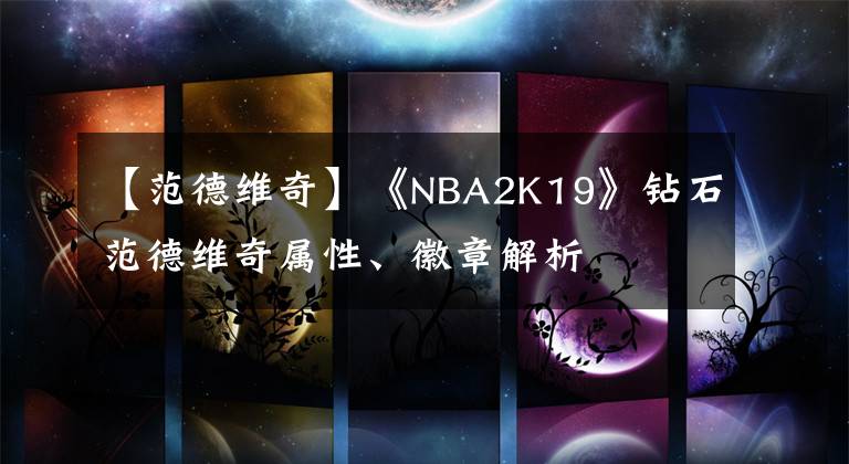 【范德维奇】《NBA2K19》钻石范德维奇属性、徽章解析