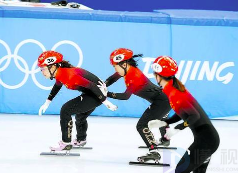 冬奥短道速滑女子3000米接力 中国队喜夺铜牌