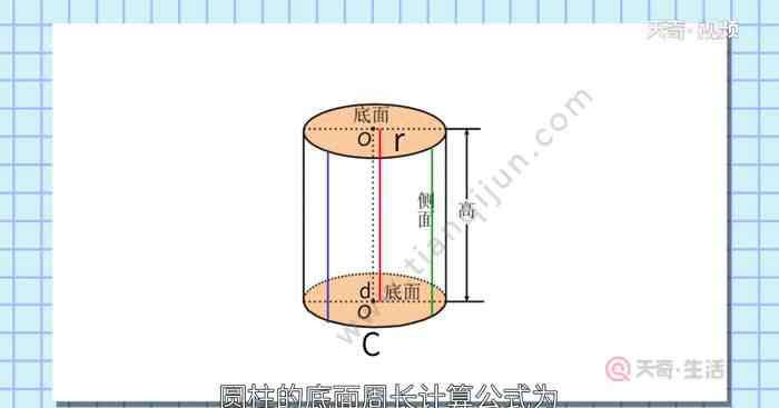 圆柱的周长怎么求 圆柱周长的计算方法  圆柱的周长怎么求