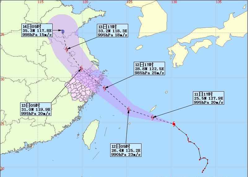 台风摩羯路径 台风摩羯最新动态 台风摩羯什么时候来在哪里登陆风力大吗