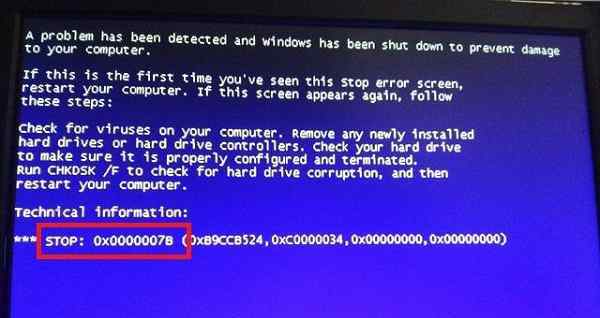 开机蓝屏0x0000007b win7系统开机蓝屏提示stop 0x0000007b的解决方法