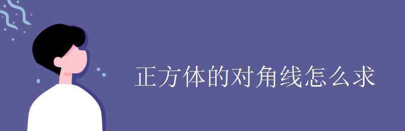 正方体体对角线 正方体的对角线怎么求