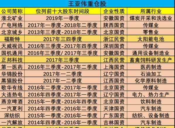 王亚伟概念股 王亚伟概念股有哪些股票，王亚伟是谁以及有什么成绩