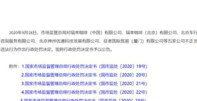 今日头条被处罚 瑞幸咖啡被罚200万元原因是什么，瑞幸咖啡还好吗，瑞幸咖啡现在怎么样了