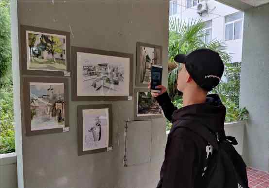 建筑城规学院举行“梦起江枫，笔尖万舍”学生手绘作品展