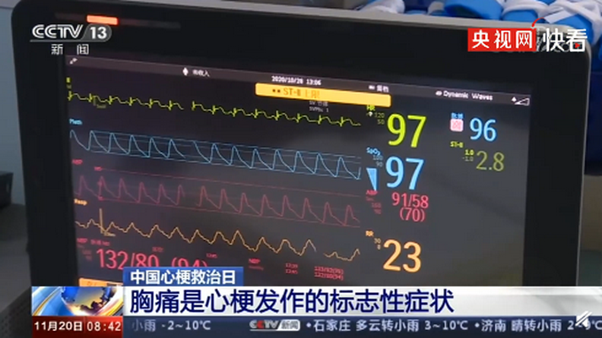 警惕！胸痛是心梗的标志症状 出现时请拨打120 争取黄金救治时间