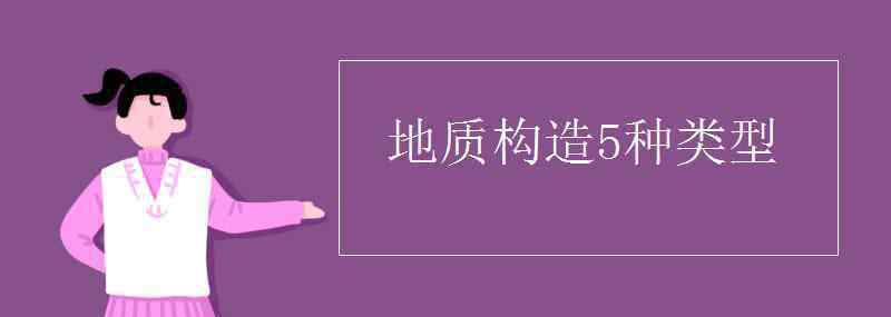 地质构造类型 ​地质构造5种类型