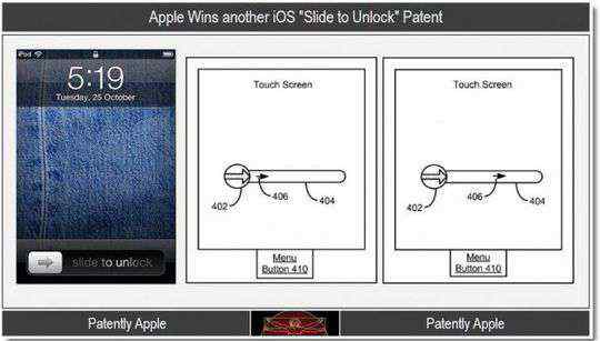 苹果滑动解锁专利 苹果获得滑动解锁专利 其他公司或面临侵权