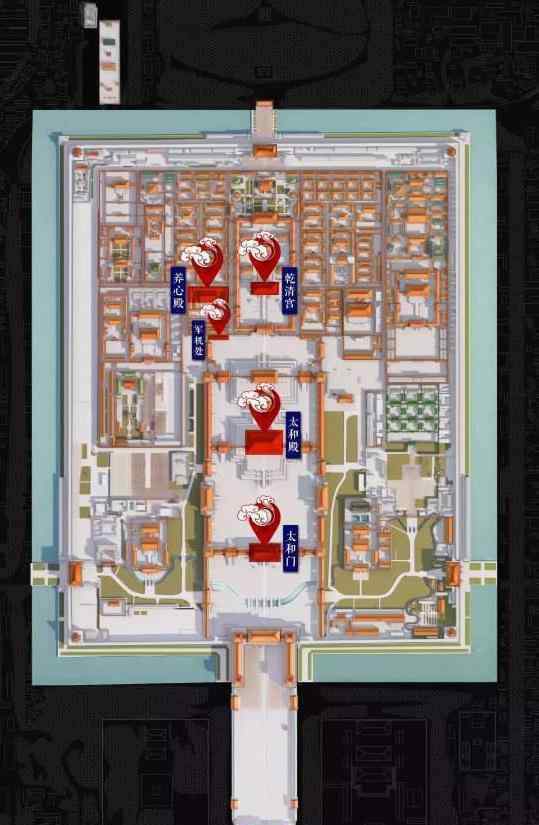 养心殿 故宫养心殿平面图 故宫养心殿文物介绍